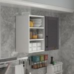 Kenz Life Kenzlife hazır mutfak dolabı roka60 gri mod2 60*080*32 mebran kapak suntalam gövde - Renk