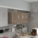 Kenz Life Kenzlife Modern Tasarımlı Kapaklı Raflı Mutfak Dolabı 060*150*32 Suntalam Malzemeden Üretilmiştir - Cordoba