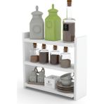 Kenz Life Tezgah Üstü Mutfak Rafı Muhittin Byz 39x39x13 - Beyaz