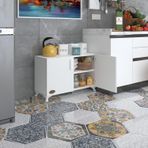 Kenzlife 2 Kapılı Dolap Rabia 048*070*032 Byz Kapaklı Ayaklı Banyo Mutfak Ofis Kitaplık Ayakkabılık Kiler