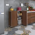 Kenzlife 2 Kapılı Dolap Rabia 088*070*032 Cvz Kapaklı Tekerlekli Banyo Mutfak Ofis Kitaplık Ayakkabılık Kiler