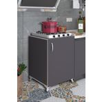 Kenzlife Ahunaz Gri 85x60x56 Mutfak Dolabı