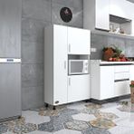 Kenzlife Alpkuntsağ Beyaz 148x90x30 Ayaklı Mikroalga Midi Fırın Mutfak Mini Fırın Dolabı