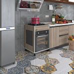 Kenzlife Ankastre Modülü Kabini Haya Busa3 Crd 85*60*56 Fırın Ocak Dolabı Ayarlı Ayaklı Üstten Çok Renkli
