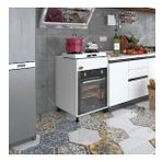 Kenzlife Ankastre Modülü Kabini Kalimera Byz 85*60*56 Fırın Ocak Dolabı Ayarlı Ayaklı Üstü Kapalı