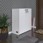 Kenzlife Ayakkabilik Ayakkabi Dolabi Kilitli Be Real Byz 080X70x32 Kapakli Arkalikli Ofis Dolabi