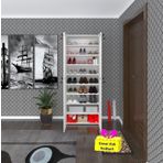 Kenzlife ayakkabılık ayakkabı dolabı kilitli be real byz 180*70*32 kapaklı arkalıklı ofis dolabı iki bölme + tekli duvar