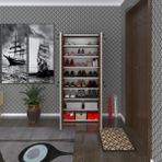Kenzlife Ayakkabilik Ayakkabi Dolabi Kilitli Be Real Cvz 160*70*32 Kapakli Arkalikli Ofis Dolabi İki Bolme