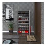 Kenzlife Ayakkabilik Ayakkabi Dolabi Kilitli Gutan Gri 140*70*32 Kapakli Ofis Dolabi İki Bolme