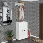Kenzlife Ayakkabılık Başmak6 Byz 98X060x30 Kapaksız 6 Raflı 18 Çift Ayakkabı Kapasitesi