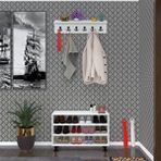 Kenzlife Ayakkabılık Çapula3 Byz 53*080*30 Kapaksız 3 Raflı 12 Çift Ayakkabı Kapasitesi Beyaz