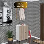 Kenzlife Ayakkabılık Cimcime5 Crdbyz 83*060*32 Kapaklı 5 Raflı 15 Çift Ayakkabı Kapasitesi Beyaz