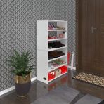 Kenzlife Ayakkabılık Goya Byz 120X70x30 Arkalıksız Ayakkabı Ofis Dolabı İki Bölme