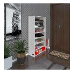 Kenzlife Ayakkabilik Goya Byz 140*70*30 Arkaliksiz Ayakkabi Ofis Dolabi İki Bolme