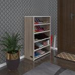 Kenzlife Ayakkabılık Goya Crd 100*70*30 Arkalıksız Ayakkabı Ofis Dolabı Beyaz