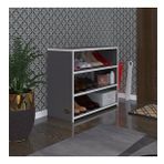 Kenzlife Ayakkabilik Goya Gri 060*70*30 Arkaliksiz Ayakkabi Ofis Dolabi