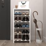 Kenzlife Ayakkabılık Mısri Mat Beyaz Suntalam 080*040*20 On Çift Ayakkabı Kapasitesi Arkalıksız - Renkli