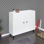 Kenzlife Ayakkabılık Yemeni5 Byzbyz 83X120x32 Kapaklı 5 Raflı 30 Çift Ayakkabı Kapasitesi