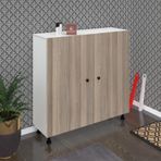 Kenzlife Ayakkabılık Yemeni6 Crdbyz 98*120*32 Kapaklı 6 Raflı 36 Çift Ayakkabı Kapasitesi