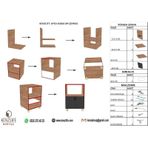 Kenzlife Aysu Beyaz 85x60x57 cm Mutfak Dolabı