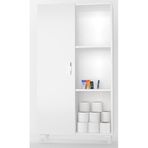 Kenzlife Banyo Dolabı Arzu Byz 098*060*32 Hazır Mutfak Ofis Kiler Kitaplık Ayakkabılık Arkalıklı