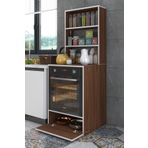 Kenzlife Bengisu Ceviz 165x60x56 Mutfak Dolabı