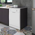 Kenzlife Berfu Gri 90x70x60 Bulaşık Makinesi Dolabı