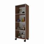 Kenzlife Beril Ceviz 128x60x20 cm Kitaplık