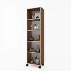 Kenzlife Beril Ceviz 168x40x20 cm Kitaplık