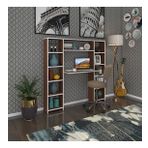 Kenzlife bilgisayar çalışma masası senna cvz 140*130*20 kitaplıklı ofis sekreter laptop