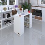 Kenzlife bilgisayar çalışma masası venüs byz ofis sekreter laptop - Y: 74 cm D: 40 cm G: 90 cm - Beyaz