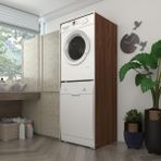 Kenzlife çamaşır-bulaşık makinesi dolabı borya cvz 180*70*60 banyo kapaksız arkalıksız - Ceviz - 180X70X62