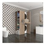 Kenzlife Camasir-Kurutma Makinesi Dolabi Ahi Evran Sol Crd 187*090*60 Cekmeceli Banyo