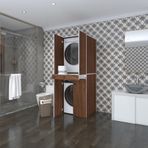 Kenzlife Camasir-Kurutma Makinesi Dolabi El Kindi Cvz 187*070*60 Cekmeceli Kapakli Banyo