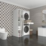 Kenzlife Camasir-Kurutma Makinesi Dolabi Gutas Sol Byz 187*120*60 Cekmeceli Banyo