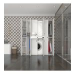 Kenzlife Camasir-Kurutma Makinesi Dolabi Ve Giysi Dolabi Cekmeceli Ebuzer Sol Raf Byz 187*170*120 Banyo