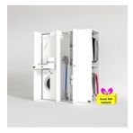 Kenzlife çamaşır-kurutma makinesi dolabı ve giysi dolabı çekmeceli eşari sağ byz 187*160*60 + tekli duvar rafı hediye