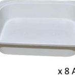 Kenzlife Çamaşır Mutfak Sepeti Byz 10*040*30 Plastik Sepet 08 Adet