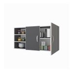 Kenzlife Castus Gri 60x120x22 cm Mutfak ve Banyo Dolabı
