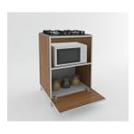 Kenzlife Demi Ceviz 85x60x57 cm Mutfak Dolabı