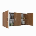Kenzlife Dirca Ceviz 60x120x22 cm Mutfak ve Banyo Dolabı