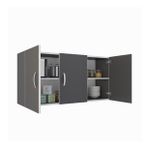 Kenzlife Dirca Gri 60x120x22 cm Mutfak ve Banyo Dolabı