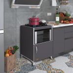 Kenzlife Doğangün Gri 85x60x56 Mutfak Dolabı