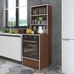 Kenzlife Esmacan Ceviz 165x60x56 Mutfak Dolabı