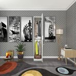 Kenzlife gardırop 1 kapılı kilitli öğrenci dolabı tek kapı günebakan byz 180*35*42 gardolap dolap ofis - Beyaz
