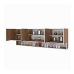 Kenzlife General Ceviz 60x150x32 cm Mutfak ve Banyo Dolabı