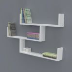 Kenzlife Gülin 055*080*20 Byz Duvar Rafı Kitaplık