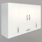 Kenzlife Hazır Mutfak Acus22 Byz 060*150*22 Mutfak Banyo Dolabı Kapaklı Raflı