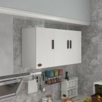 Kenzlife Hazır Mutfak Canna32 Byz 060X120x32 Mutfak Banyo Dolabı Kapaklı Raflı