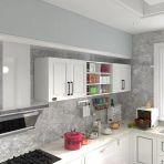 Kenzlife Hazır Mutfak Dolabı Bulgur60 Byz Mod1 60*240*32 Mebran Kapak Suntalam Gövde